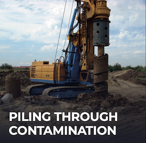 Piling through contamination